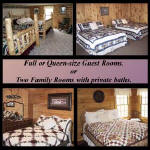 Interior views of Hickory Ridge Bed, Breakfast and Bridle
